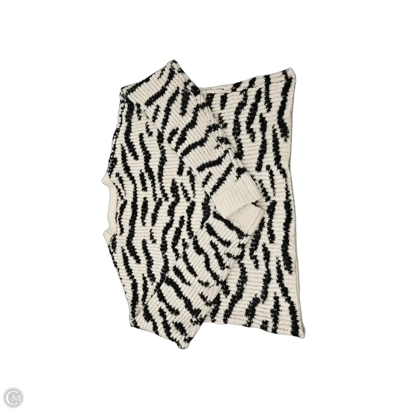 Sweater By Line & Dot In Black & White, Size: M