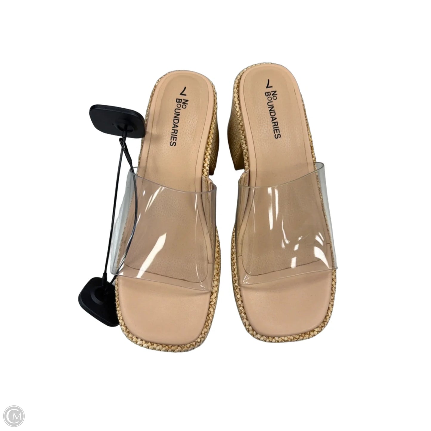 Shoes Heels Block By No Boundaries In Tan, Size: 7