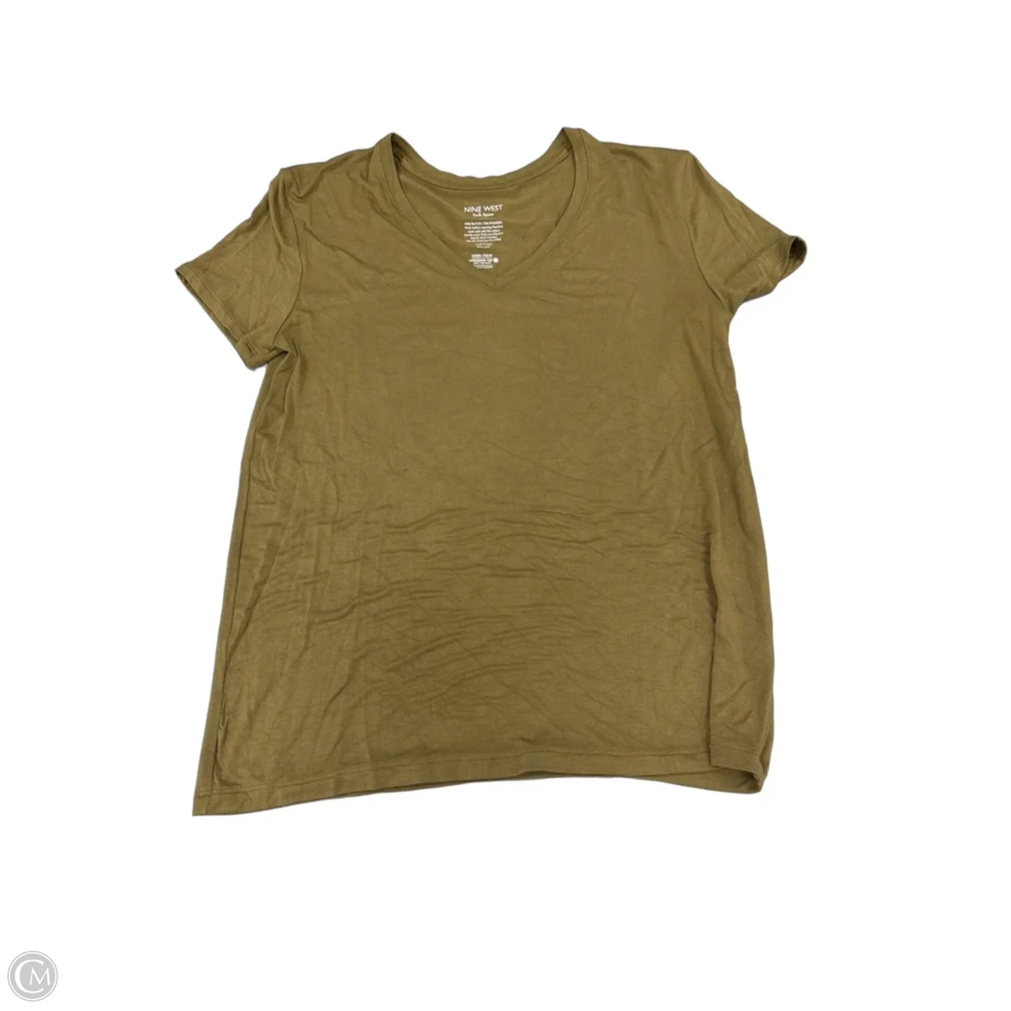 Top Short Sleeve By Nine West In Green, Size: Xs
