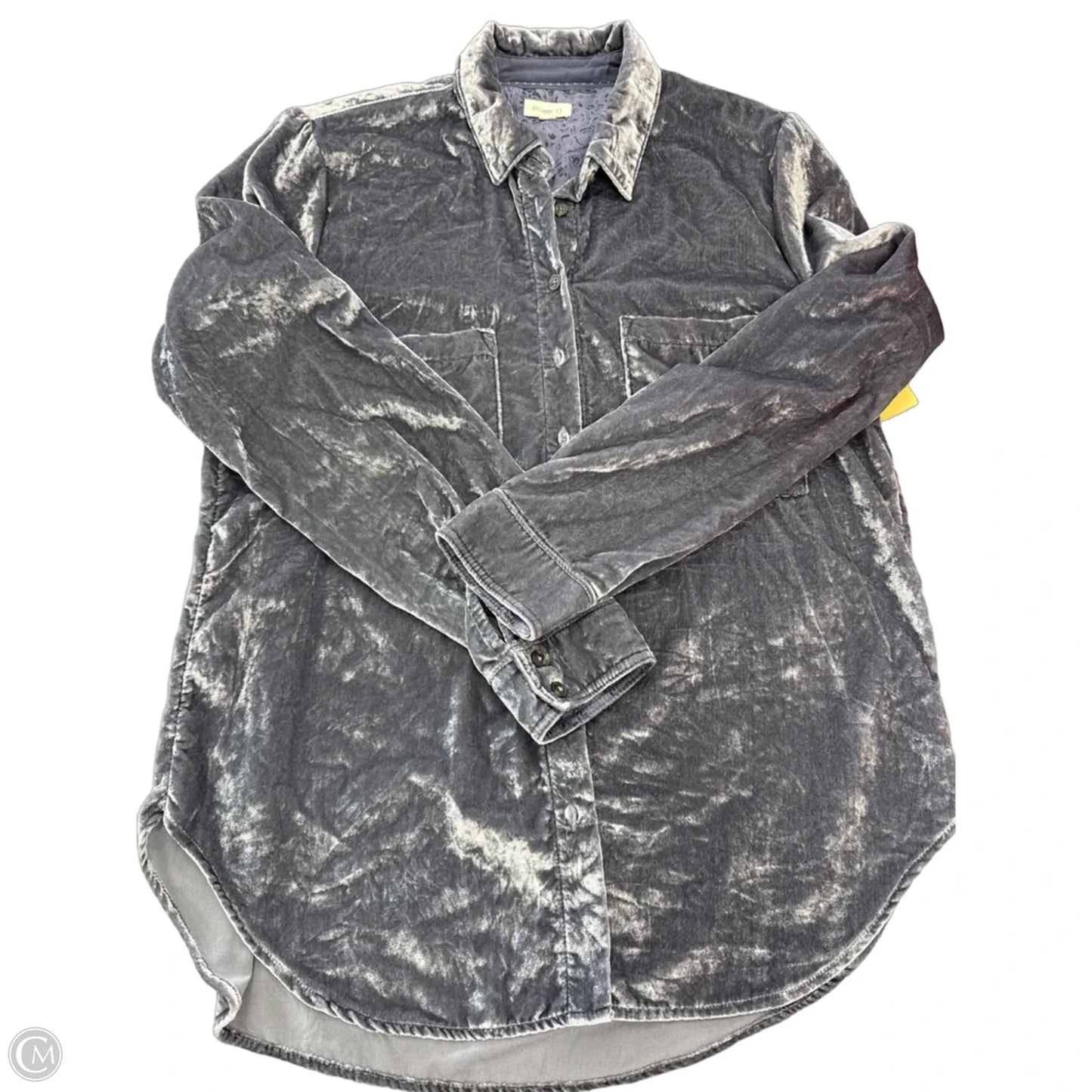 Top Long Sleeve By Pilcro In Blue, Size: S