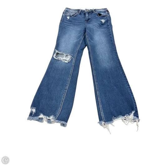 Jeans Flared By Flying Monkey In Blue Denim, Size: 6