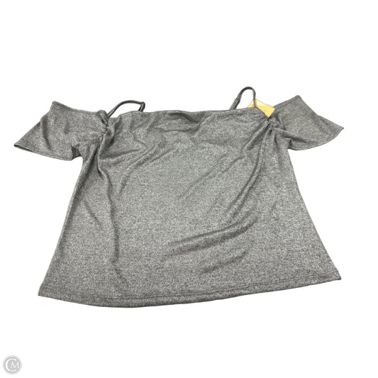 Top Short Sleeve By Anthropologie In Gold, Size: M
