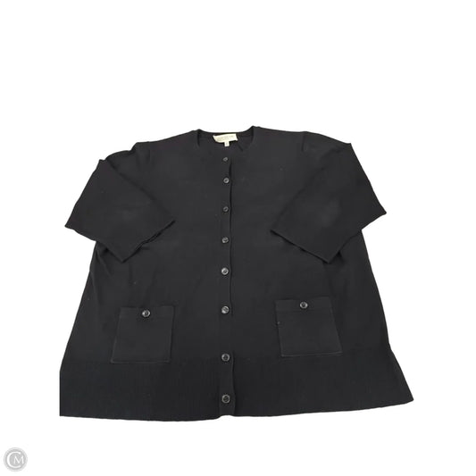 Top Long Sleeve By Jones New York In Black, Size: 3x