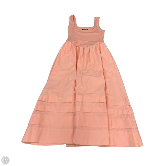 Dress Casual Maxi By J. Crew In Coral, Size: Xsp
