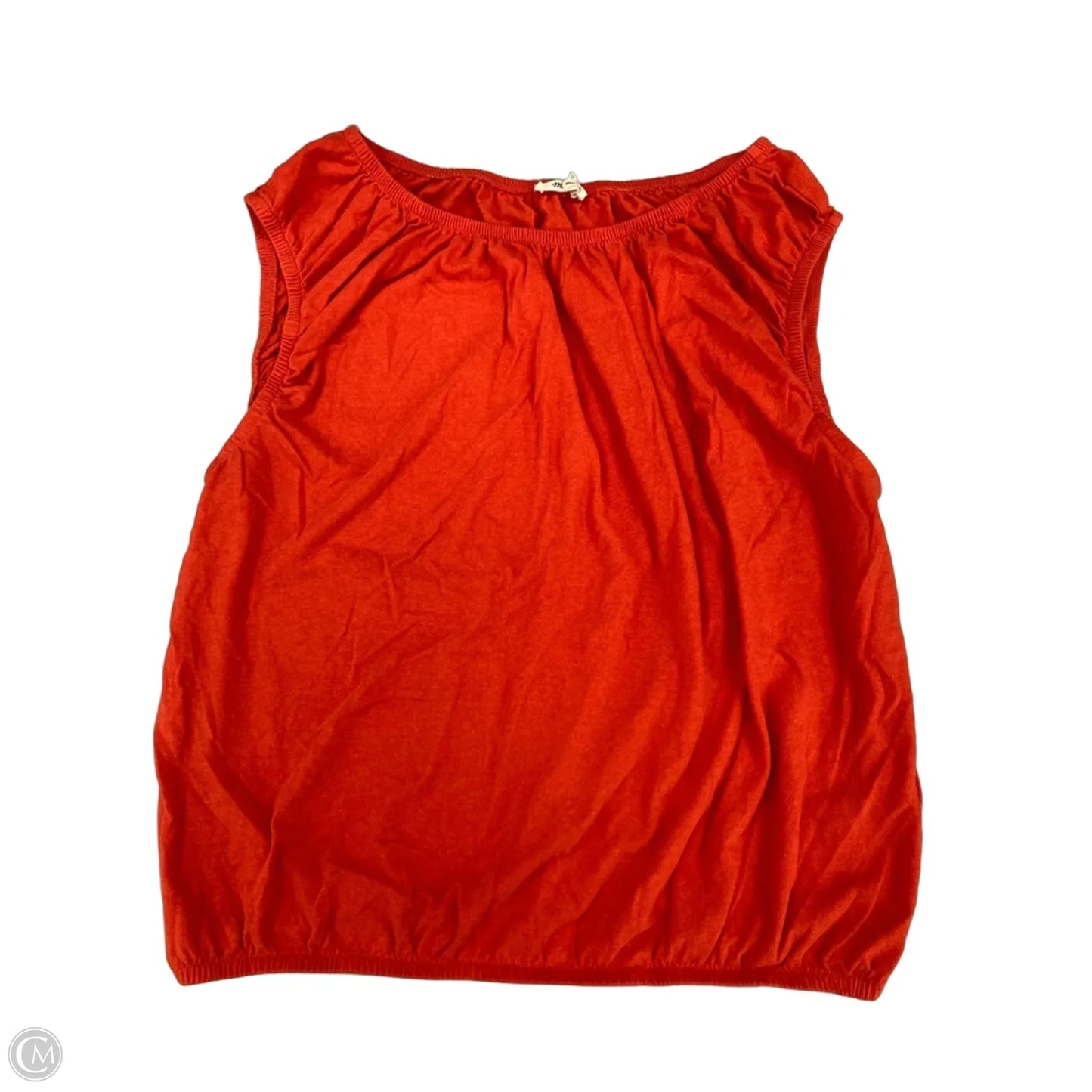 Top Sleeveless By Madewell In Orange, Size: L