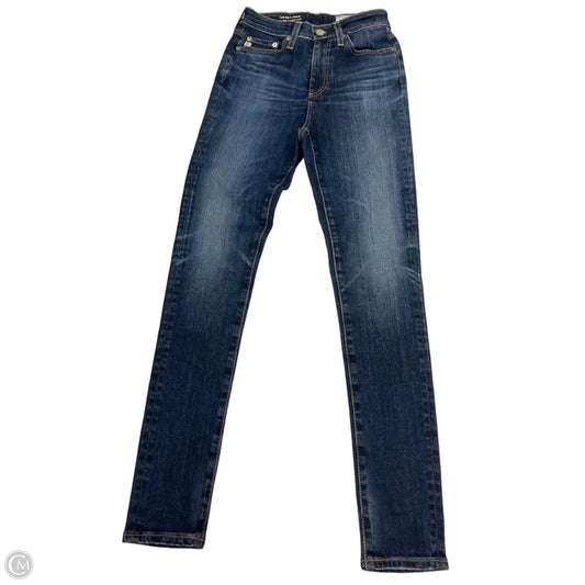 Jeans Skinny By Ag Jeans In Blue, Size: 24