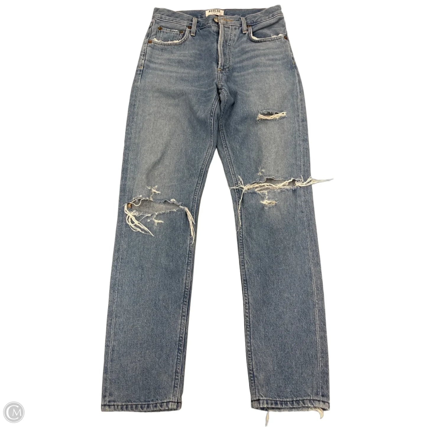 Jeans Skinny By Agolde In Blue, Size: 24