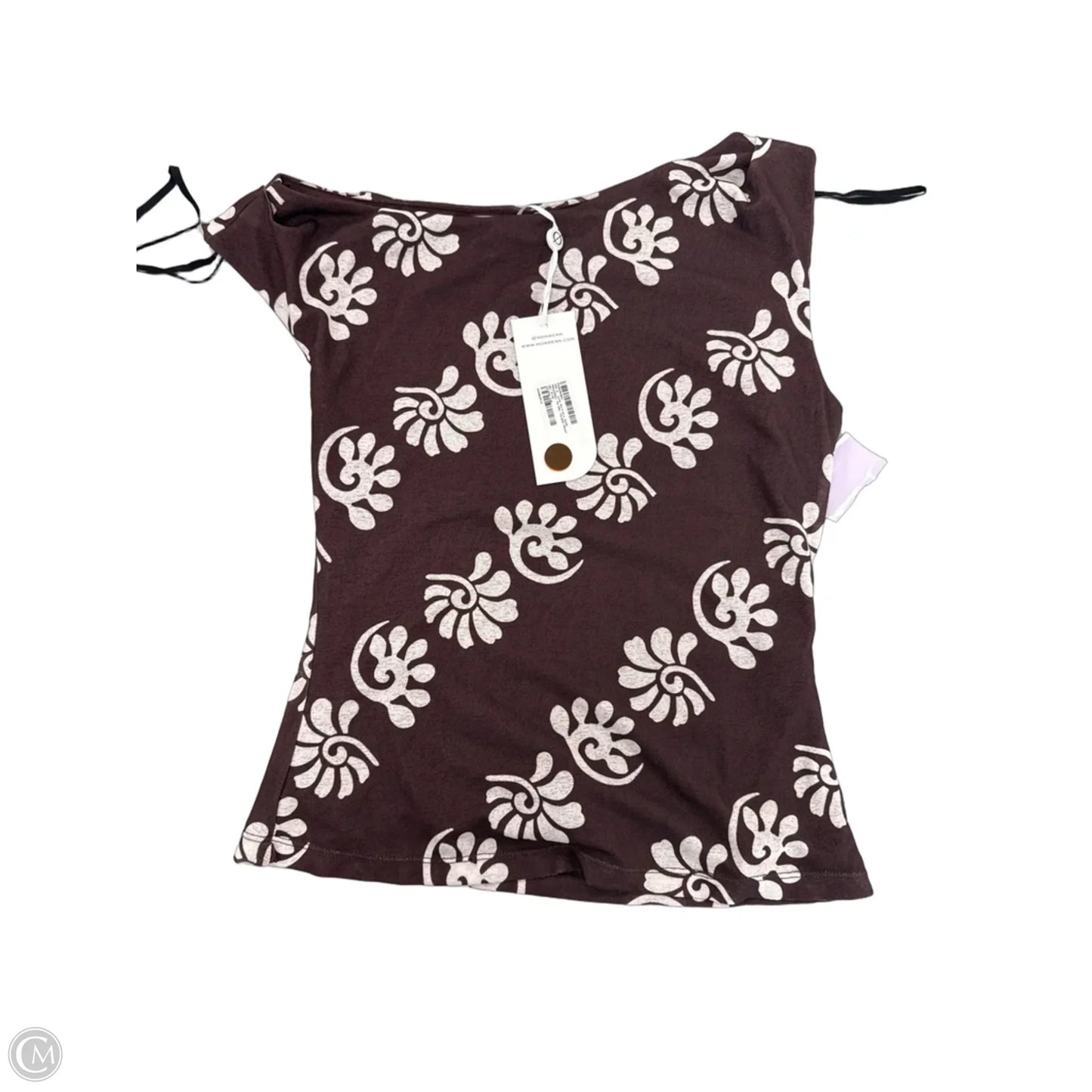 Top Sleeveless By Cmc In Brown, Size: S