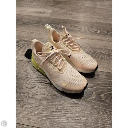 Shoes Athletic By Nike In Pink & Yellow, Size: 7.5
