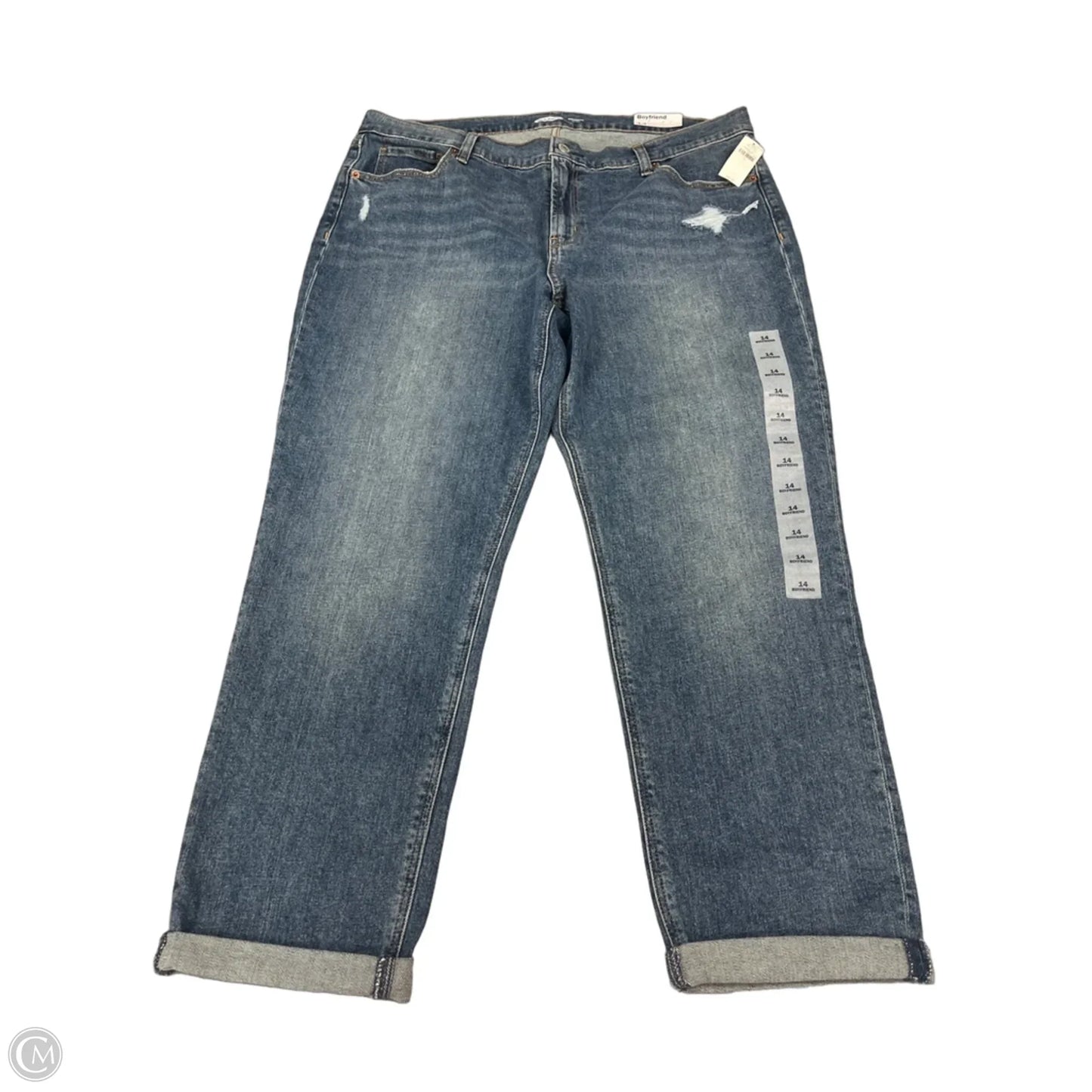 Jeans Cropped By Old Navy In Blue, Size: 14