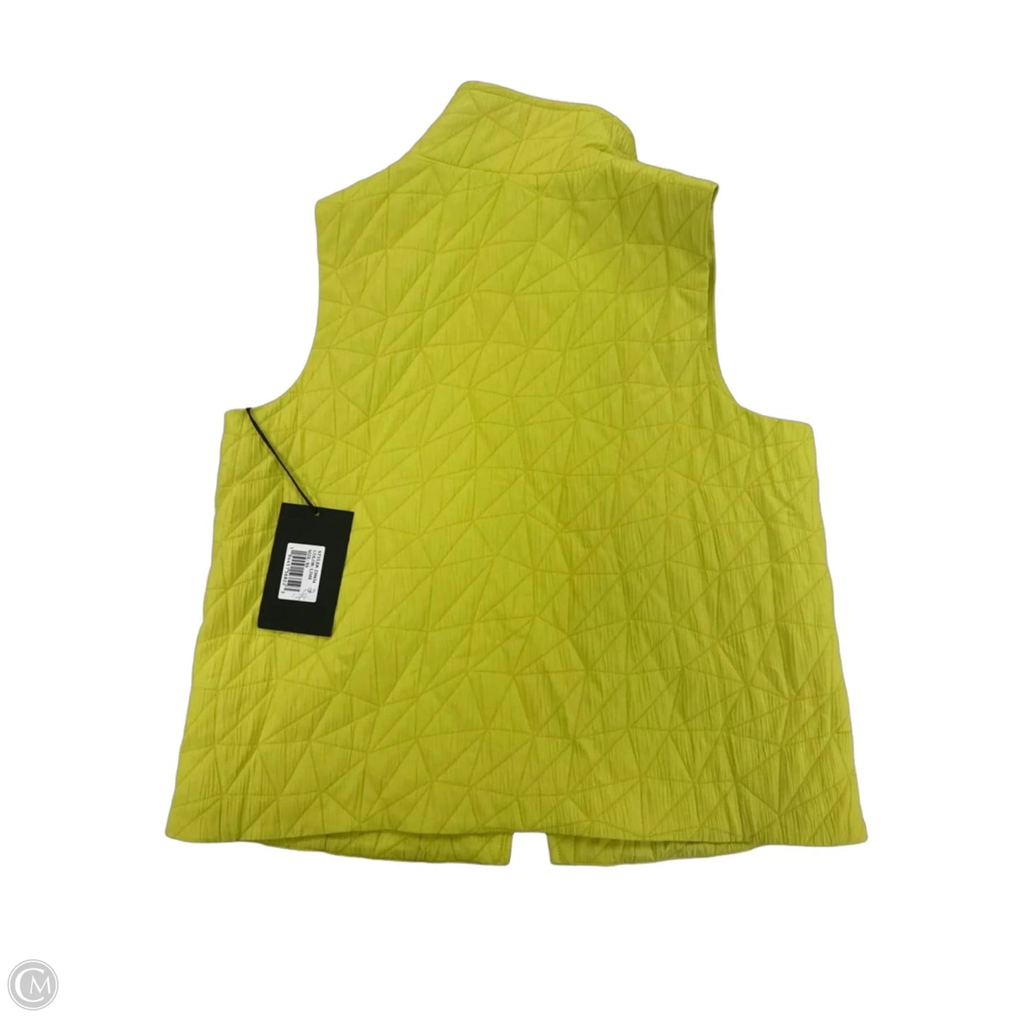 Vest Puffer & Quilted By Habitat In Chartreuse, Size: Xs