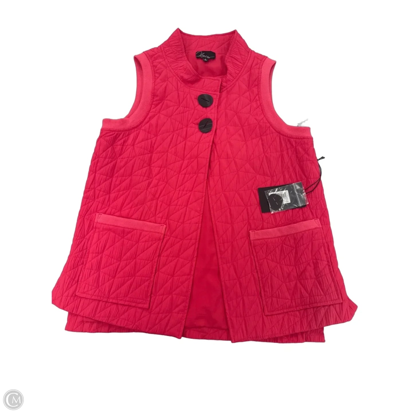 Vest Puffer & Quilted By Habitat In Coral, Size: S