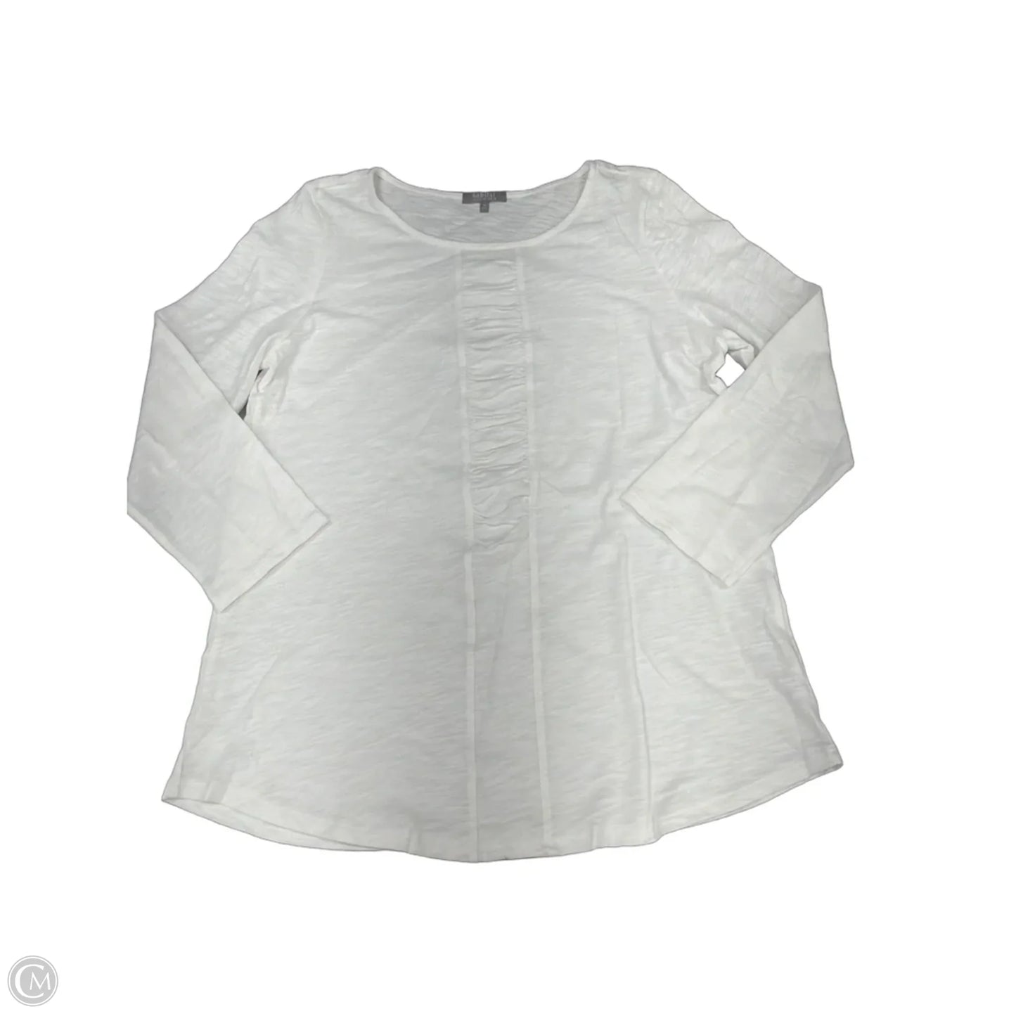 Top Long Sleeve By Habitat In White, Size: M