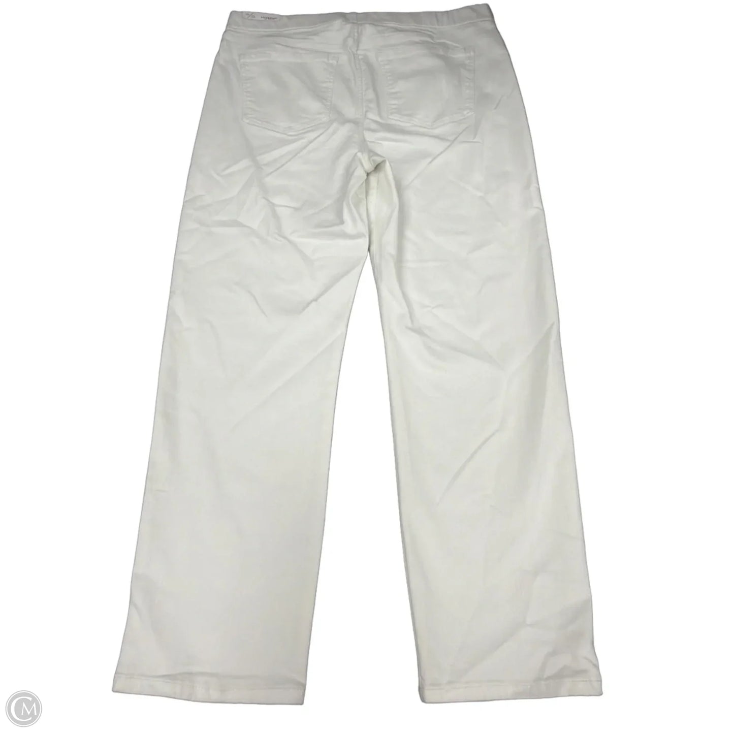 Jeans Straight By Liverpool In White, Size: 16