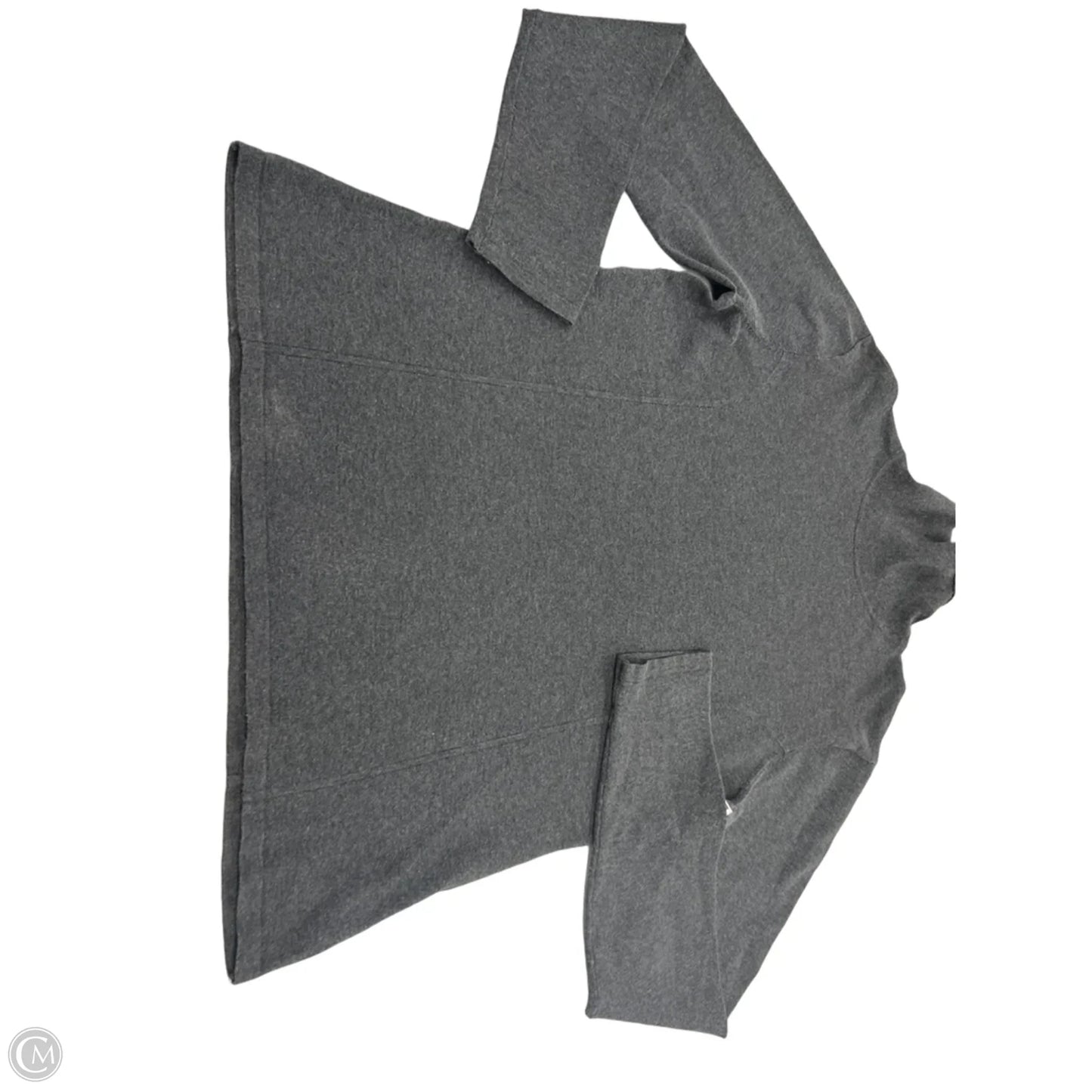 Top Long Sleeve By Anne Klein In Grey, Size: Xl