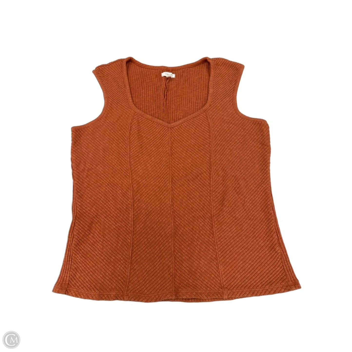 Top Sleeveless By Maurices In Orange, Size: Xl