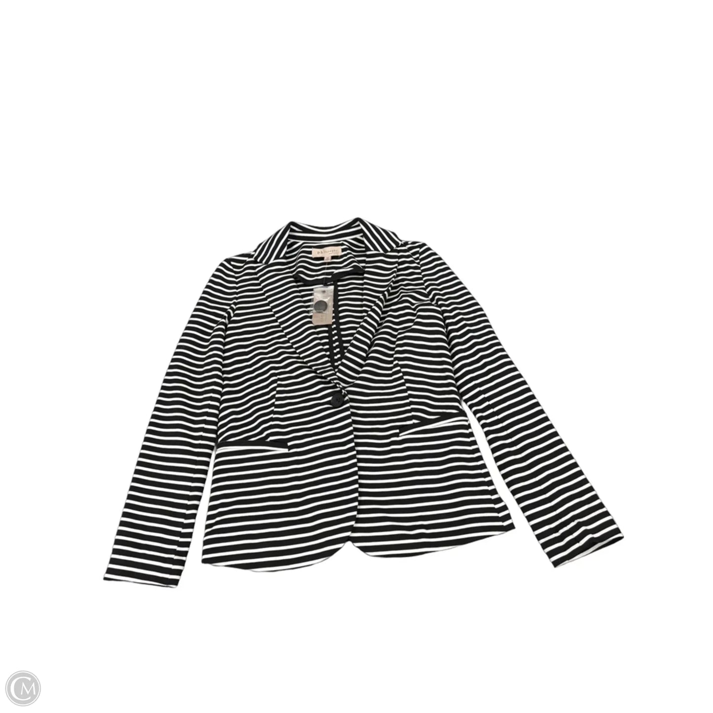 Blazer By Philosophy In Striped Pattern, Size: Xs