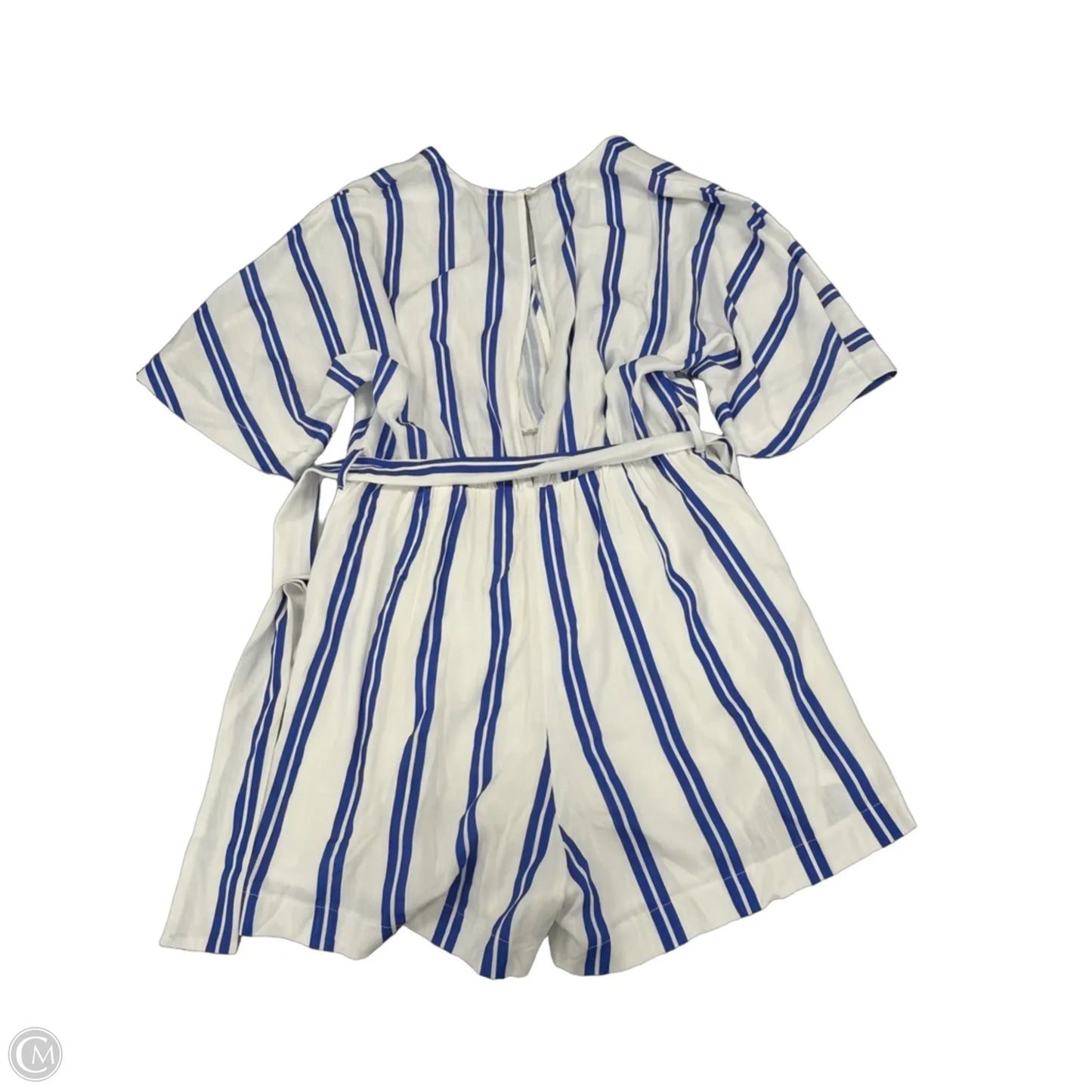 Romper By Vici In Blue & White, Size: M