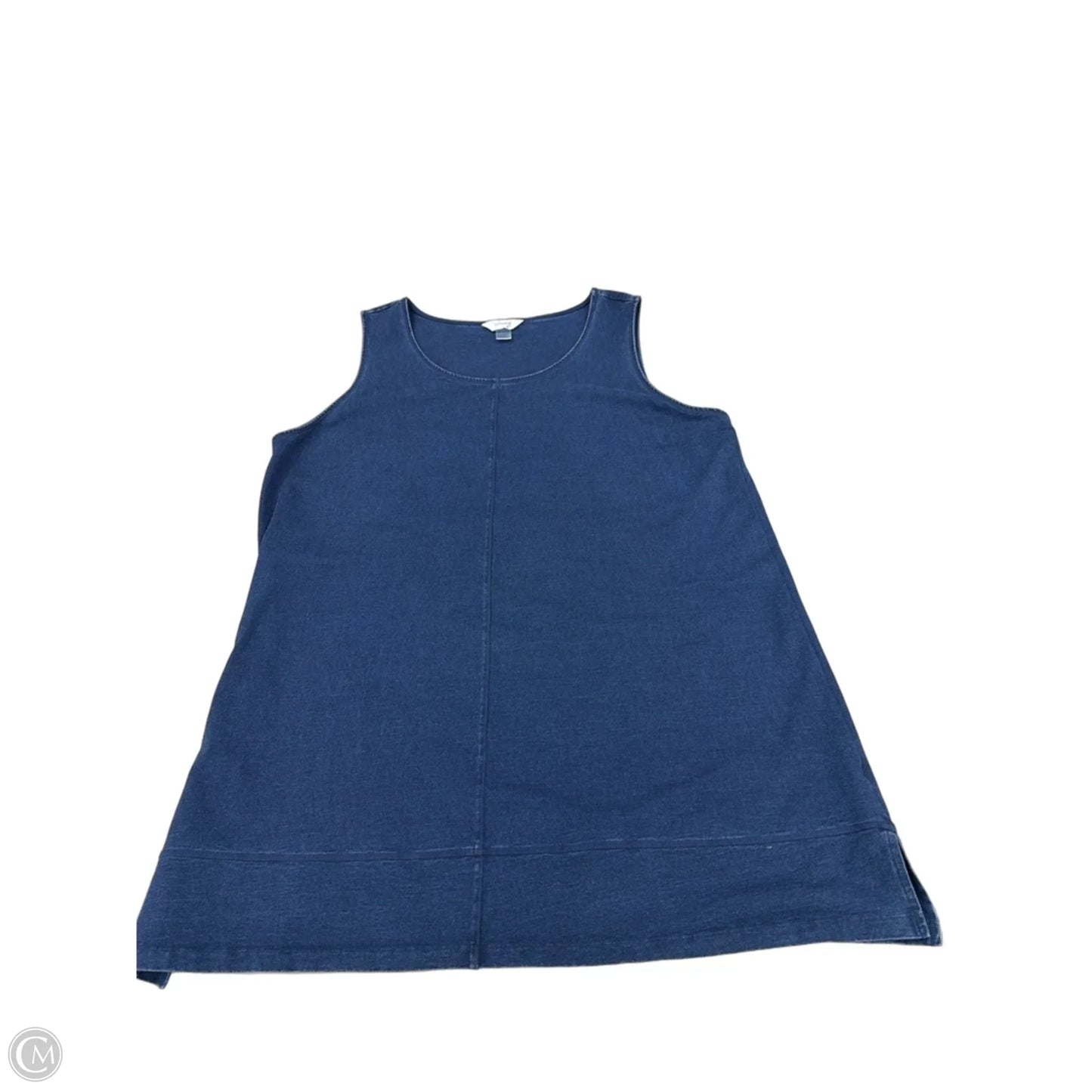 Tunic Sleeveless By Cj Banks In Blue, Size: 3x