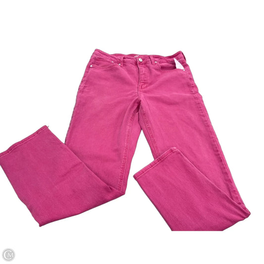 Jeans Straight By Seven 7 In Pink, Size: 10
