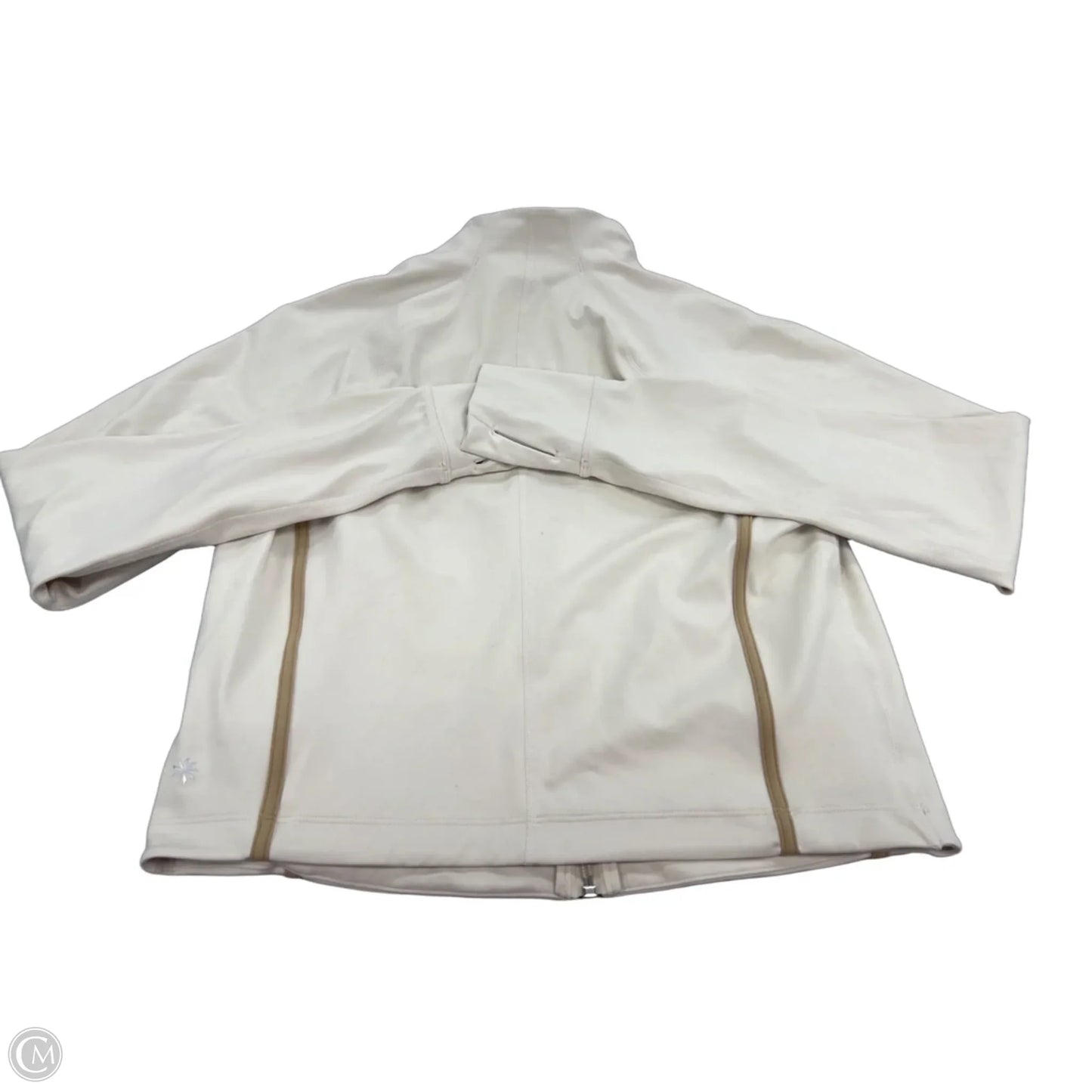 Athletic Jacket By Athleta In Beige, Size: L