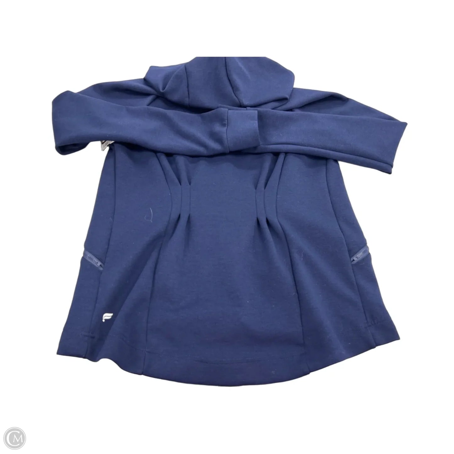 Athletic Jacket By Fabletics In Navy, Size: M