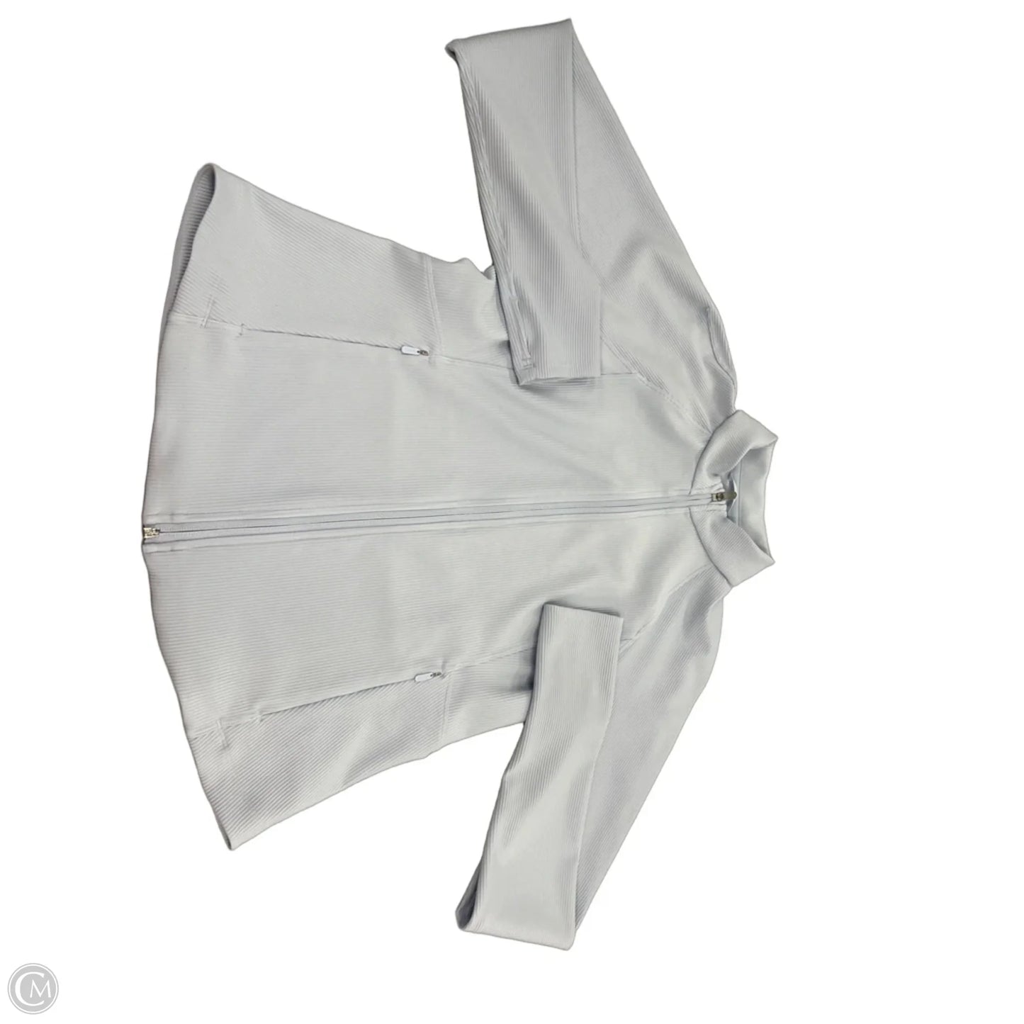 Athletic Jacket By Athleta In Blue, Size: L