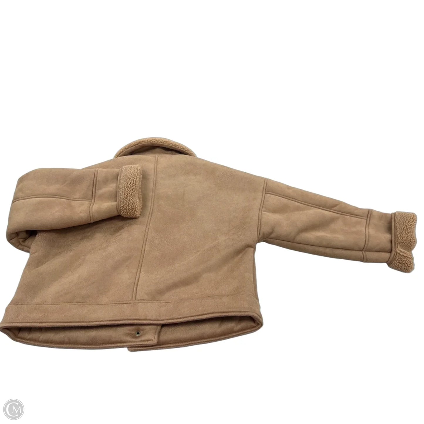 Coat Faux Fur & Sherpa By Sundance In Brown, Size: Mp