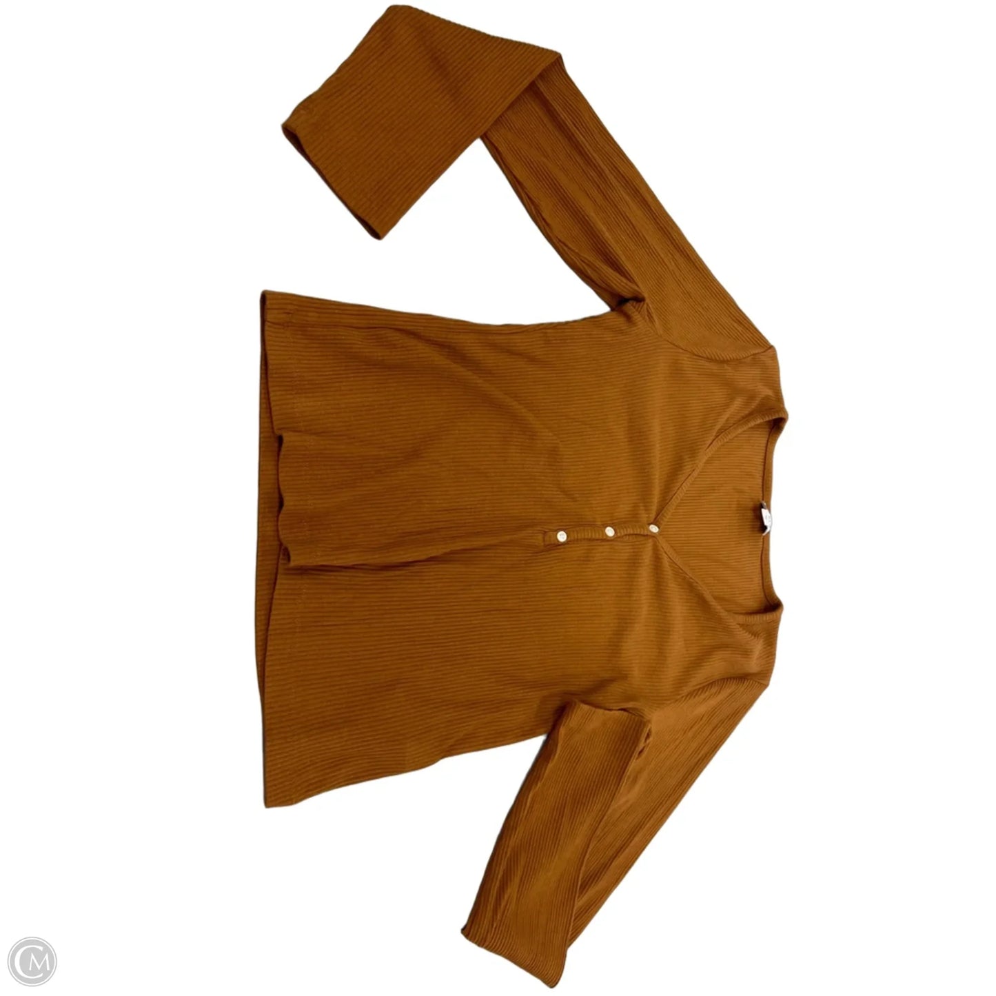 Top Long Sleeve By J. Crew In Tan, Size: M