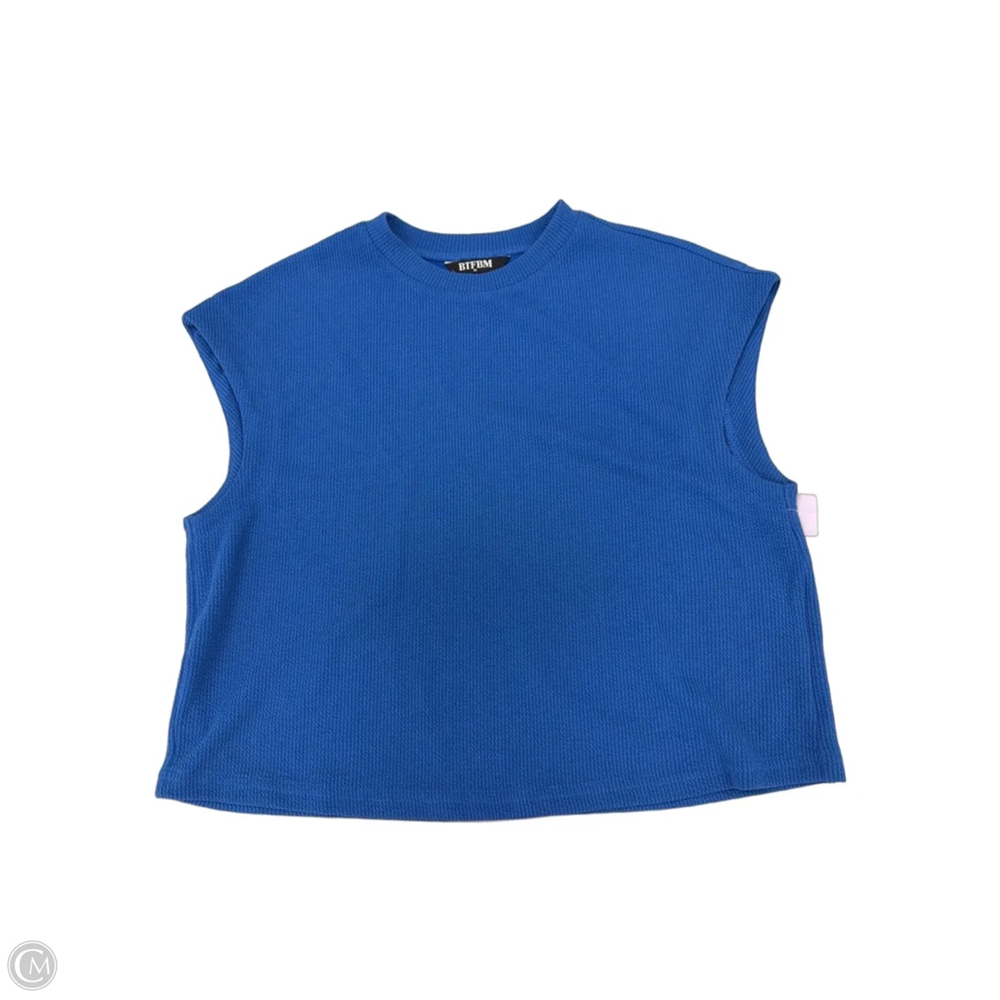 Top 2pc Sleeveless By Btfbm In Blue, Size: M