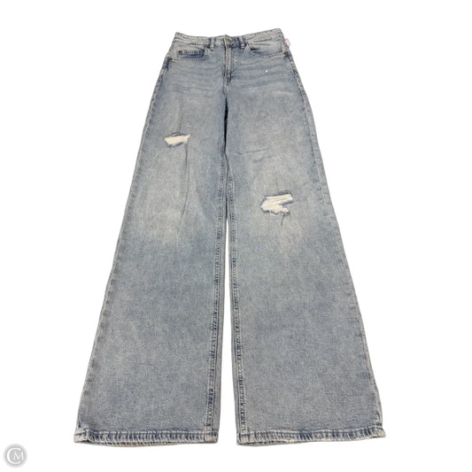 Jeans Straight By H&m In Blue, Size: 4