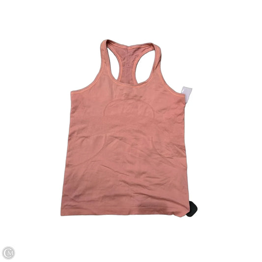 Athletic Tank Top By Lululemon In Coral, Size: 10