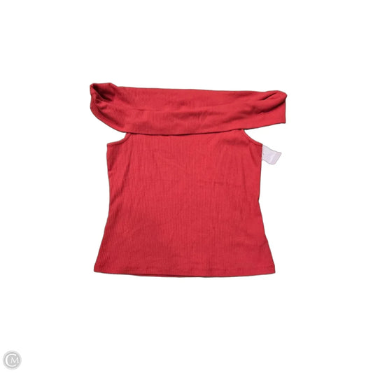 Top Sleeveless By Old Navy In Red, Size: L