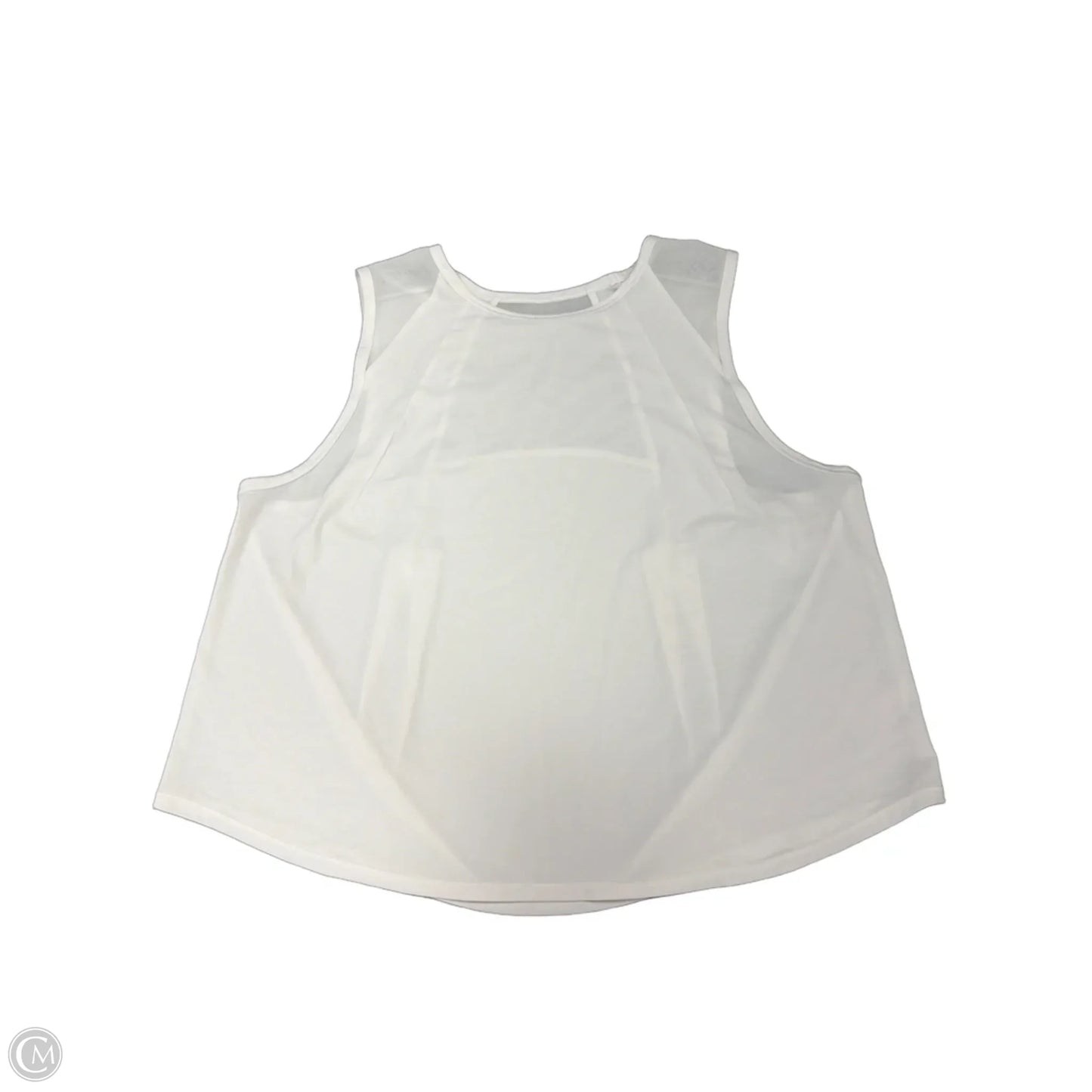Athletic Tank Top By Lululemon In White, Size: 6