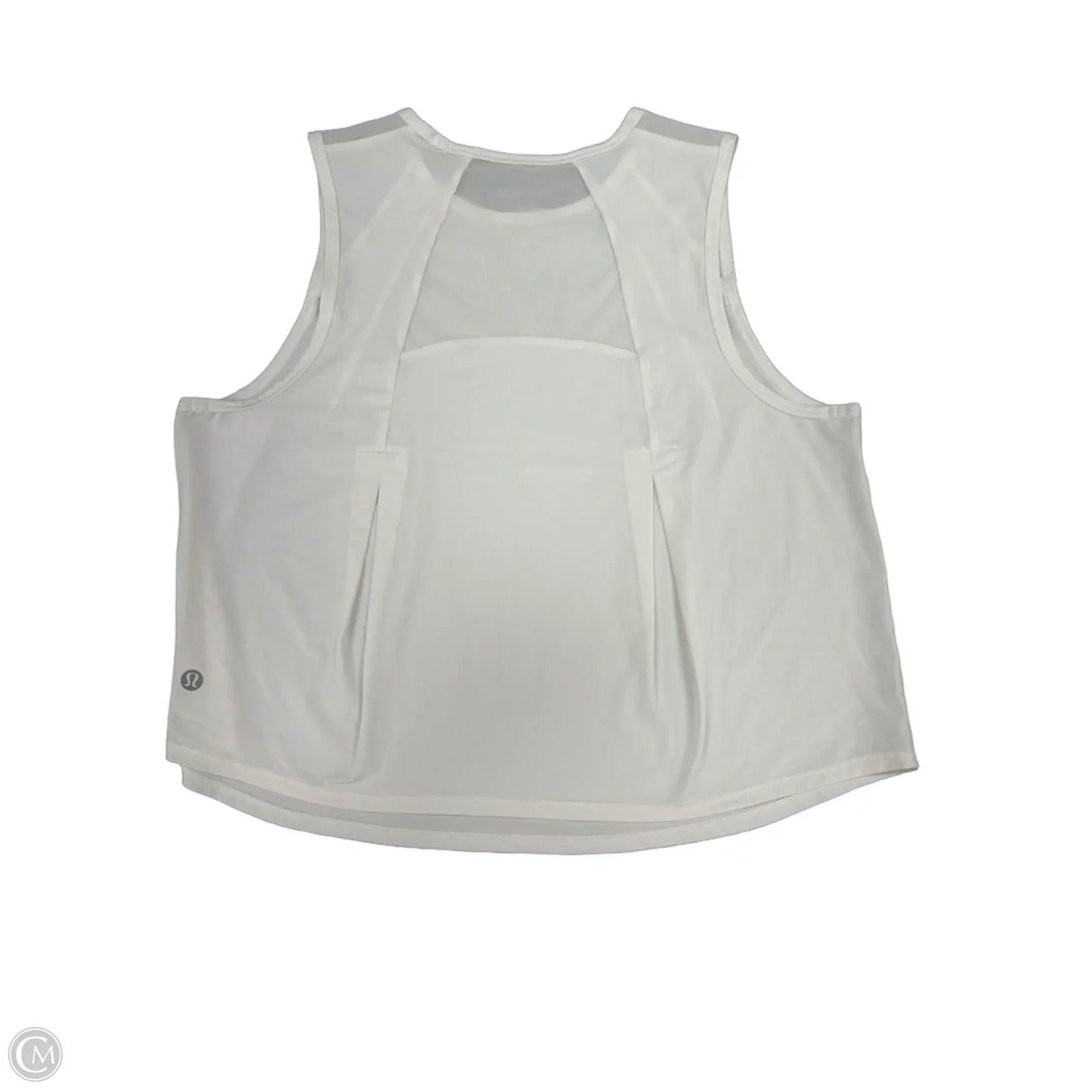Athletic Tank Top By Lululemon In White, Size: 6