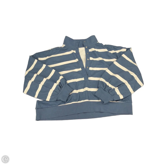 Top Long Sleeve By Target In Blue & White, Size: S