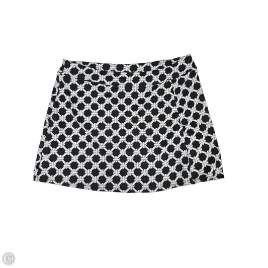 Athletic Skirt By Lulu B In Black & White, Size: 1x