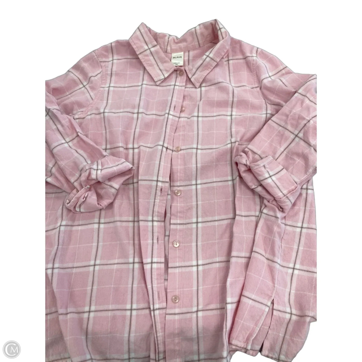 Top Long Sleeve By Blair In Pink, Size: 2x
