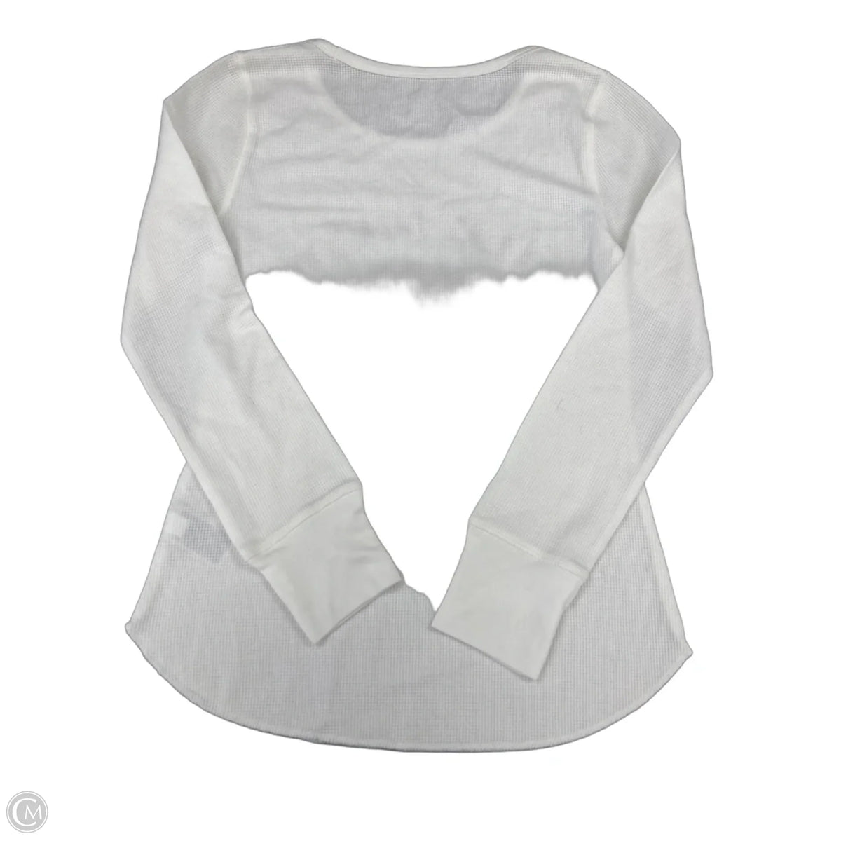 Top Long Sleeve By Old Navy In White, Size: M
