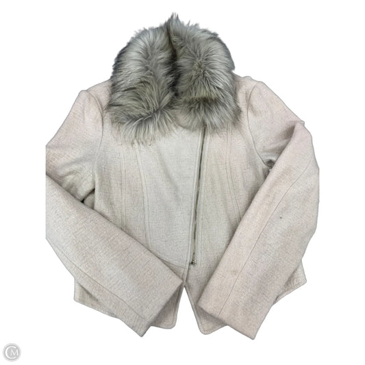Jacket Other By Ann Taylor In Beige, Size: L