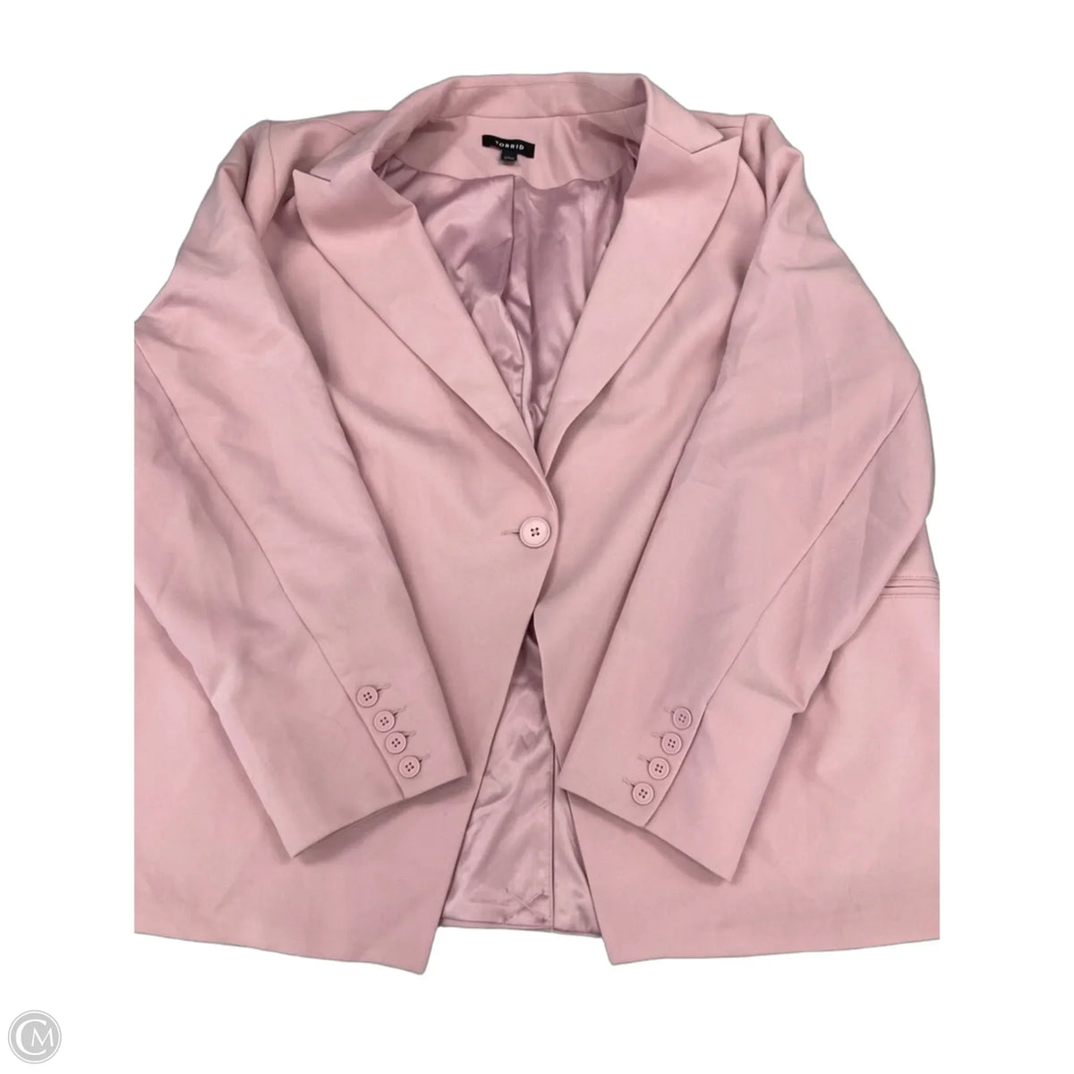 Blazer By Torrid In Pink, Size: 3x