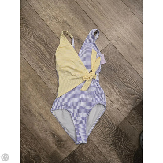 Swimsuit By Kona Sol In Purple & Yellow, Size: S
