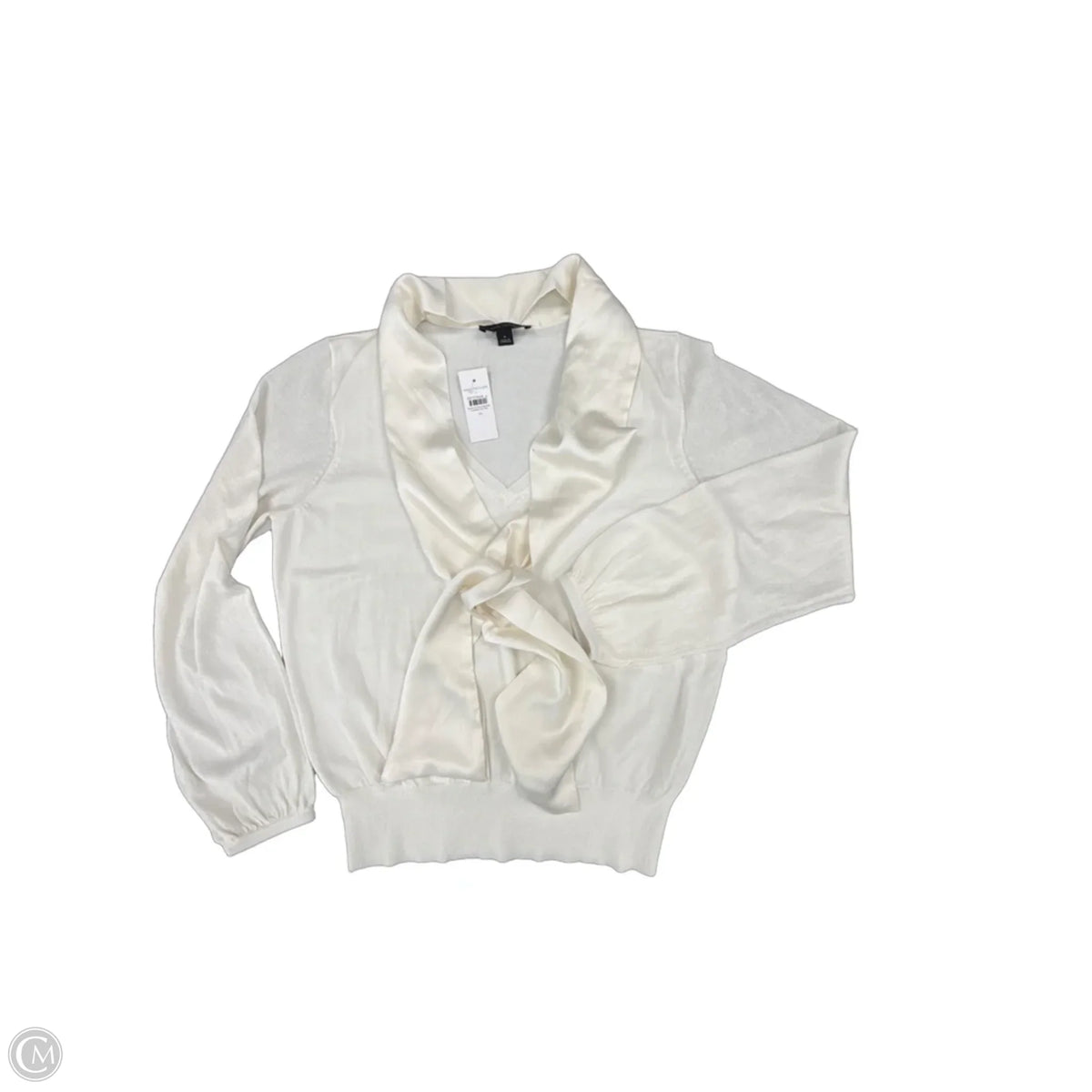 Sweater By Ann Taylor In Ivory, Size: M