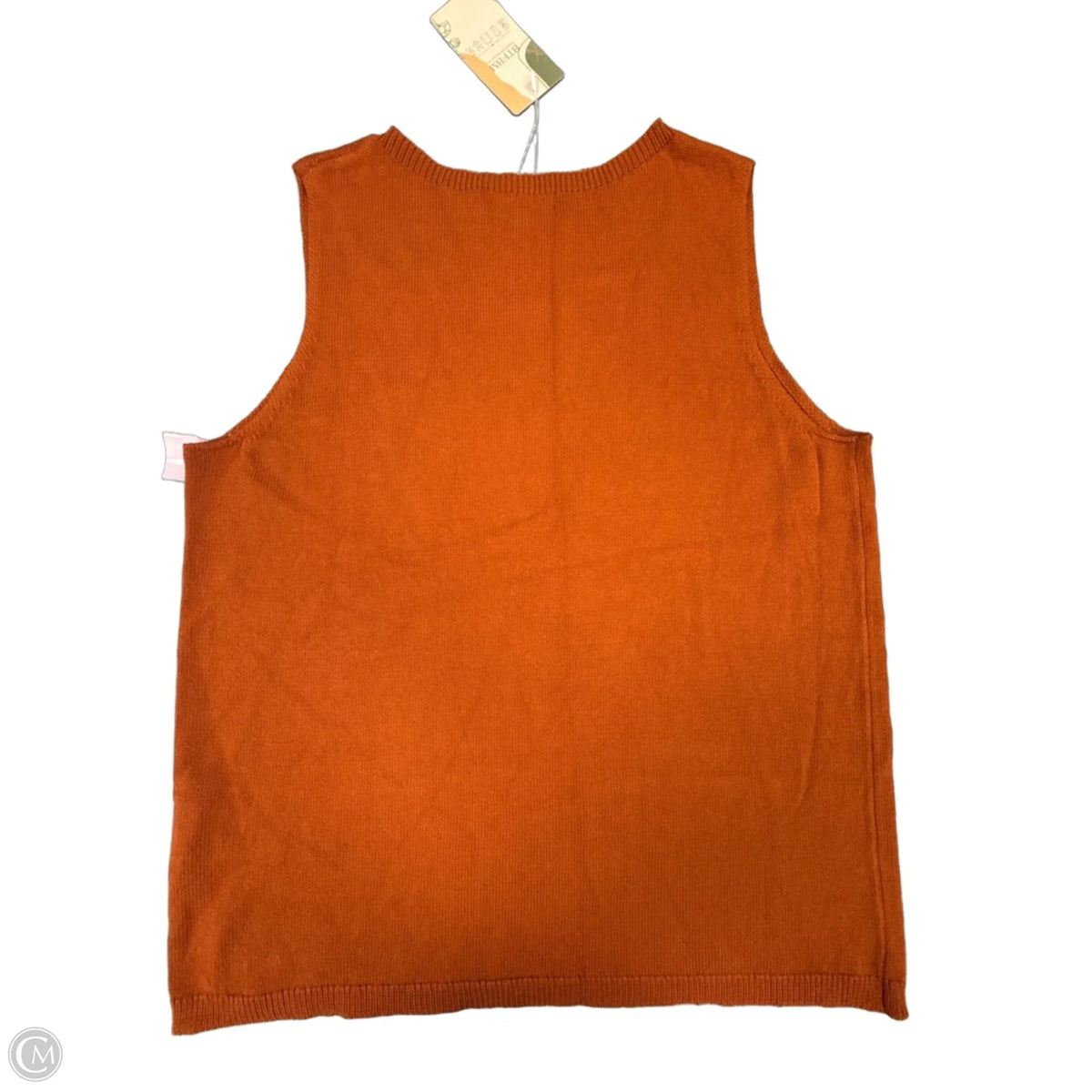 Vest Sweater By Btfbm In Orange, Size: M