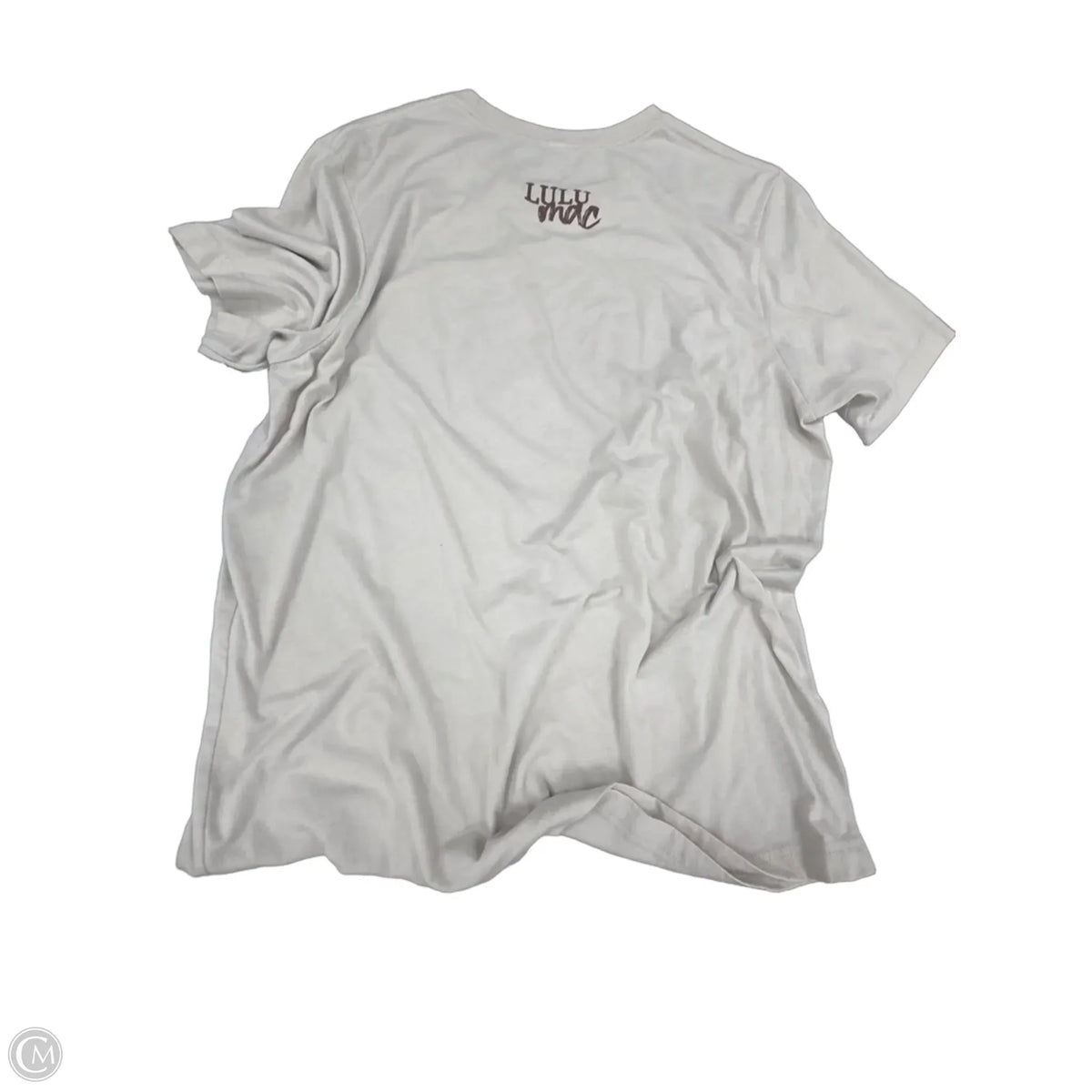 Top Short Sleeve Basic By Cme In Beige, Size: Xl