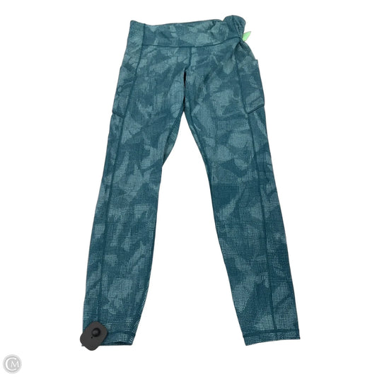 Athletic Leggings By Lululemon In Blue, Size: 10