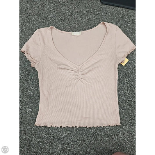 Top Short Sleeve By Altard State In Pink, Size: M
