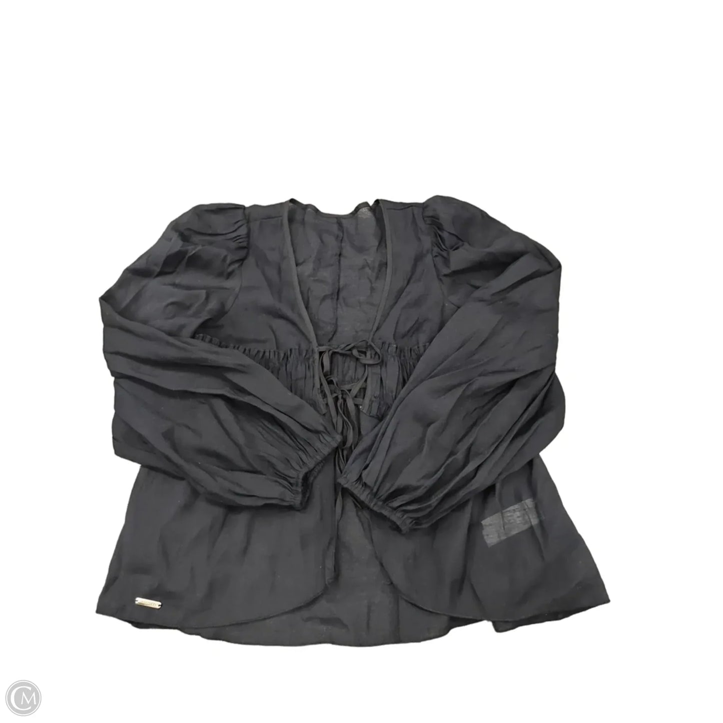 Top Long Sleeve By Missguided In Black, Size: M