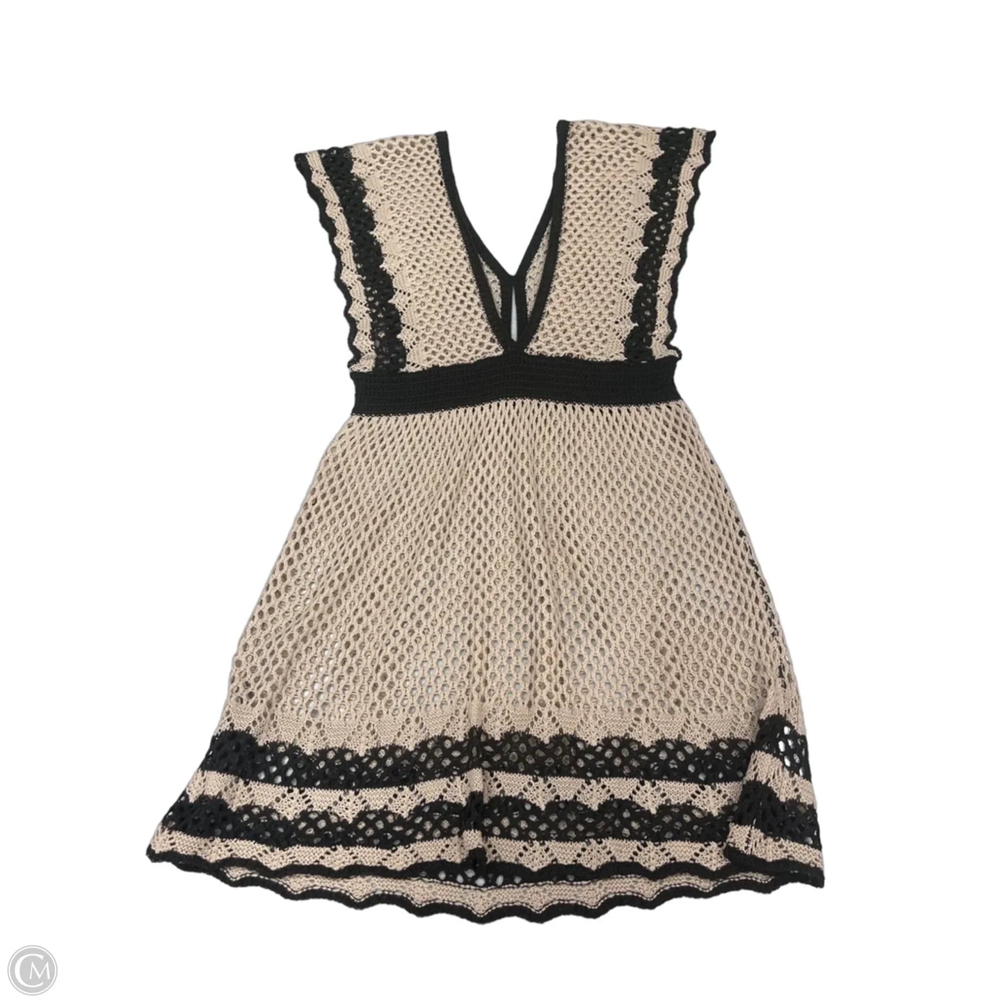 Dress Casual Short By Cme In Black & Tan, Size: L