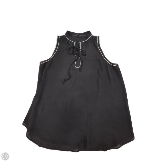 Top Sleeveless By Ann Taylor In Black, Size: M